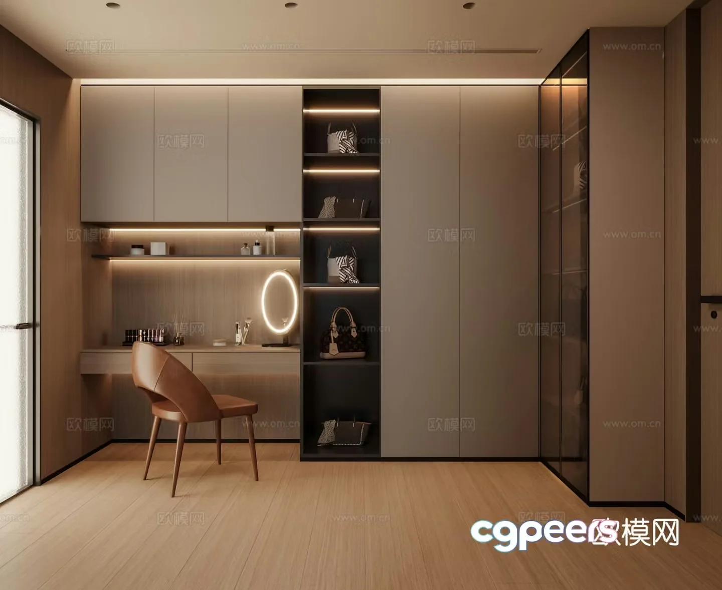 Italian cloakroom 3D model