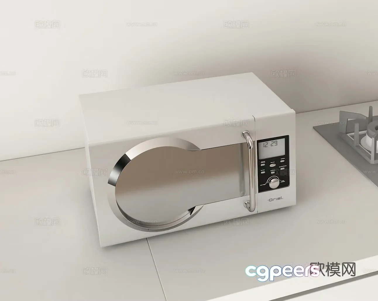 microwave oven 3d model