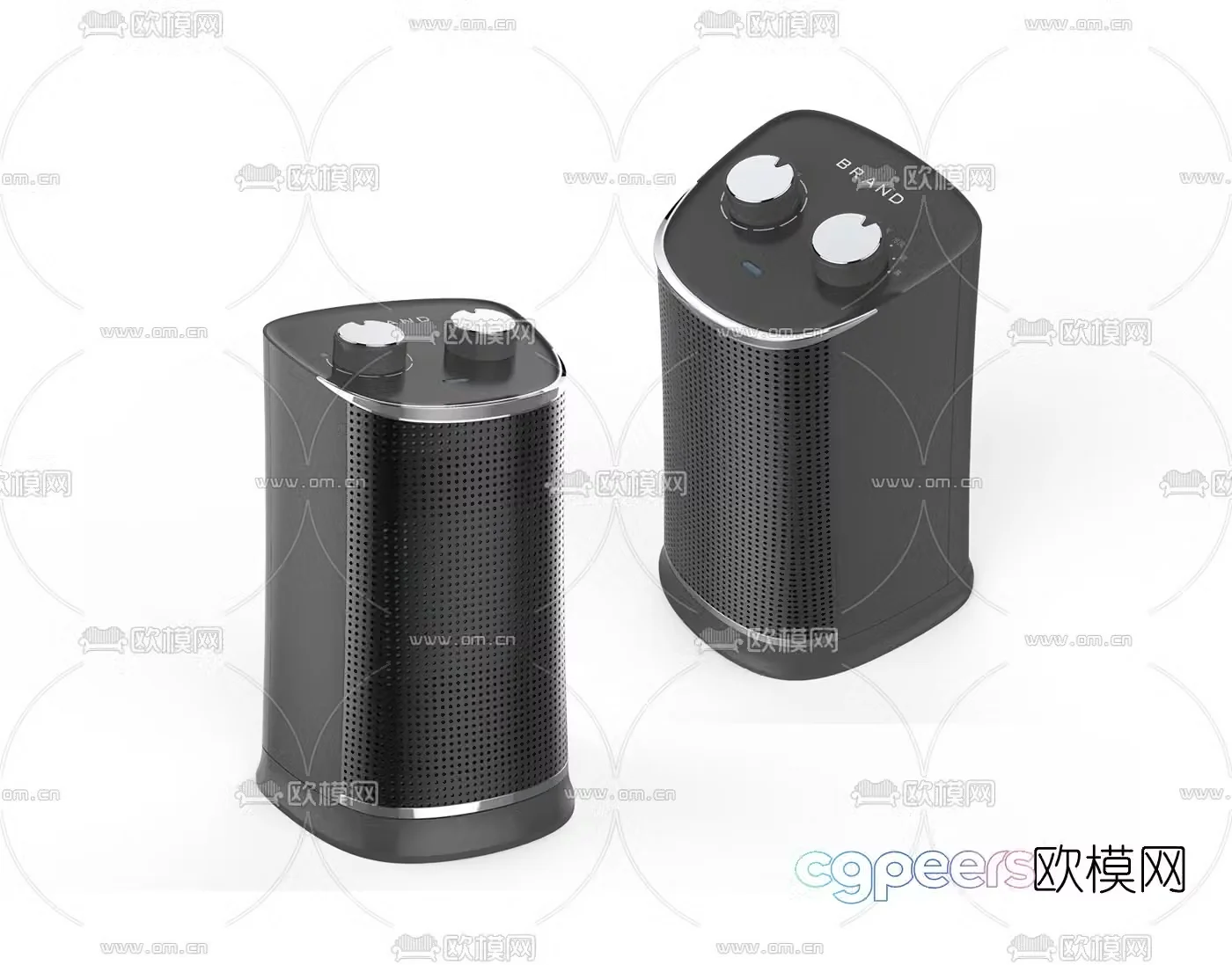 Modern electric heater 3d model