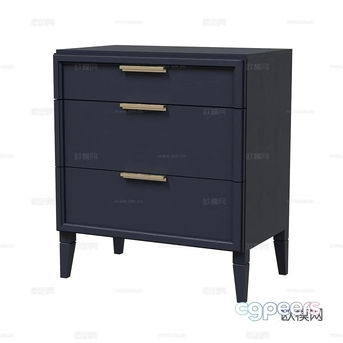 Modern entryway cabinet 3d model
