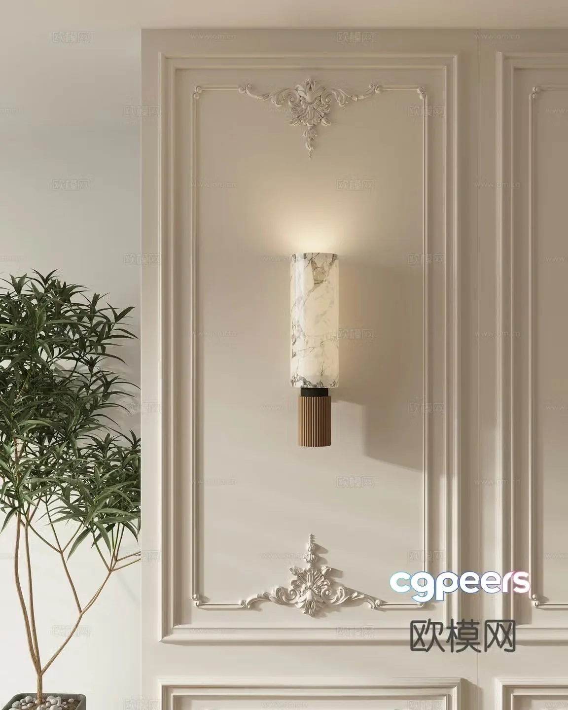 Wall lamp 3d model