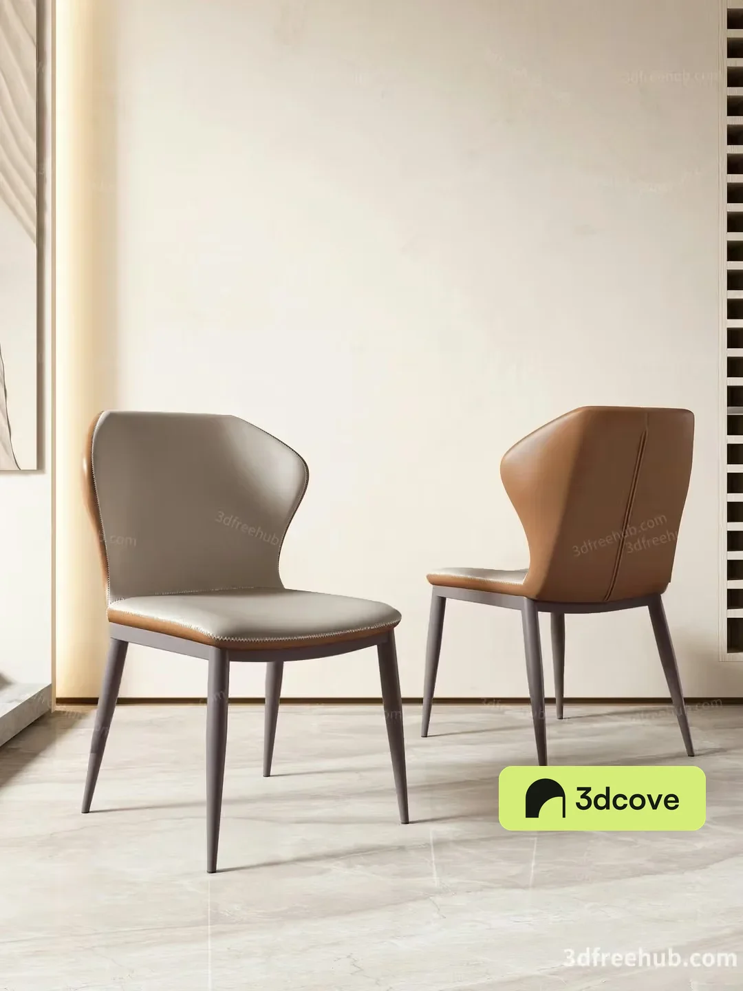 Two Chairs In A Room