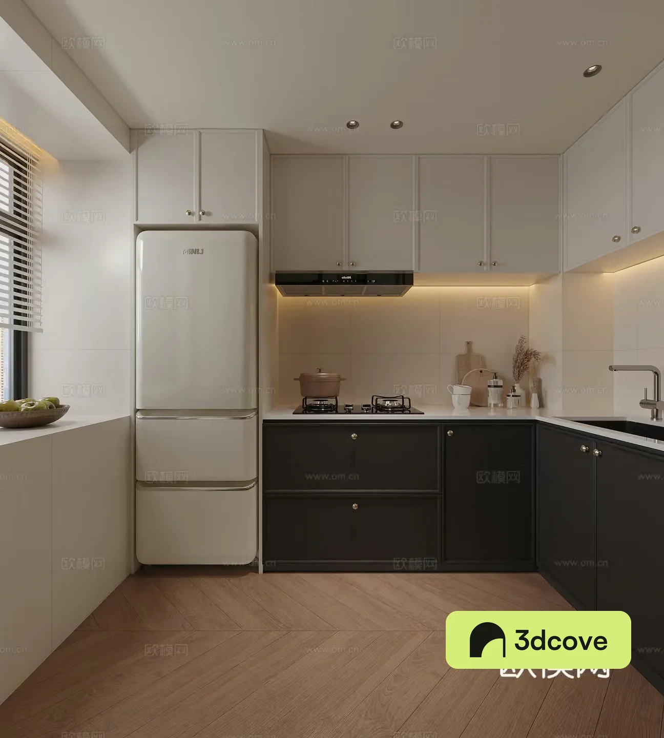Modern French kitchen