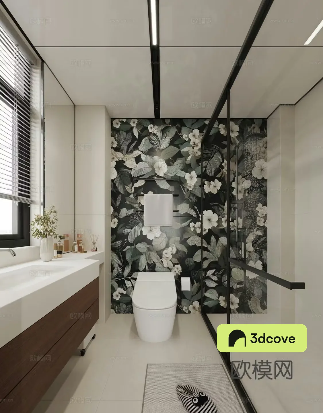 medieval style main bathroom
