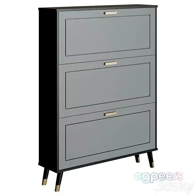 3ds Max Free – Shoe cabinet Renard Chest of drawers