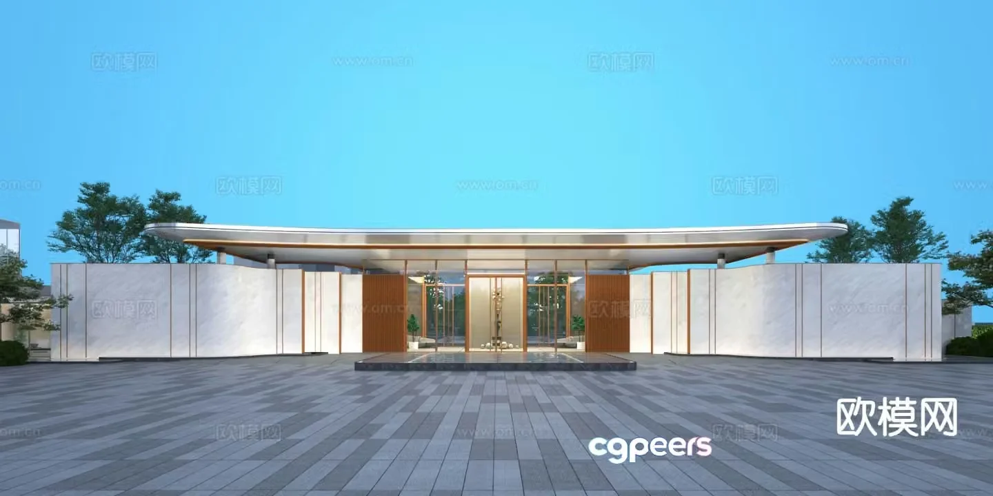 Clubhouse door Clubhouse door 3D model