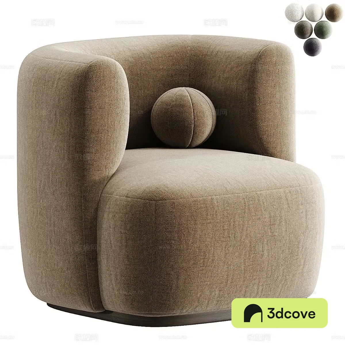 Modern Italian Nidou armchair