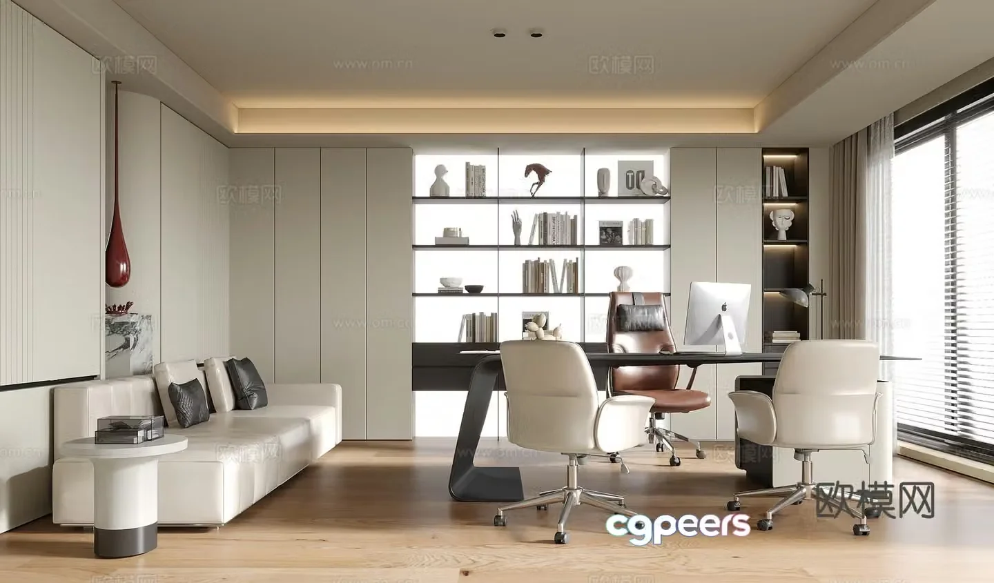Modern general manager office 3d model