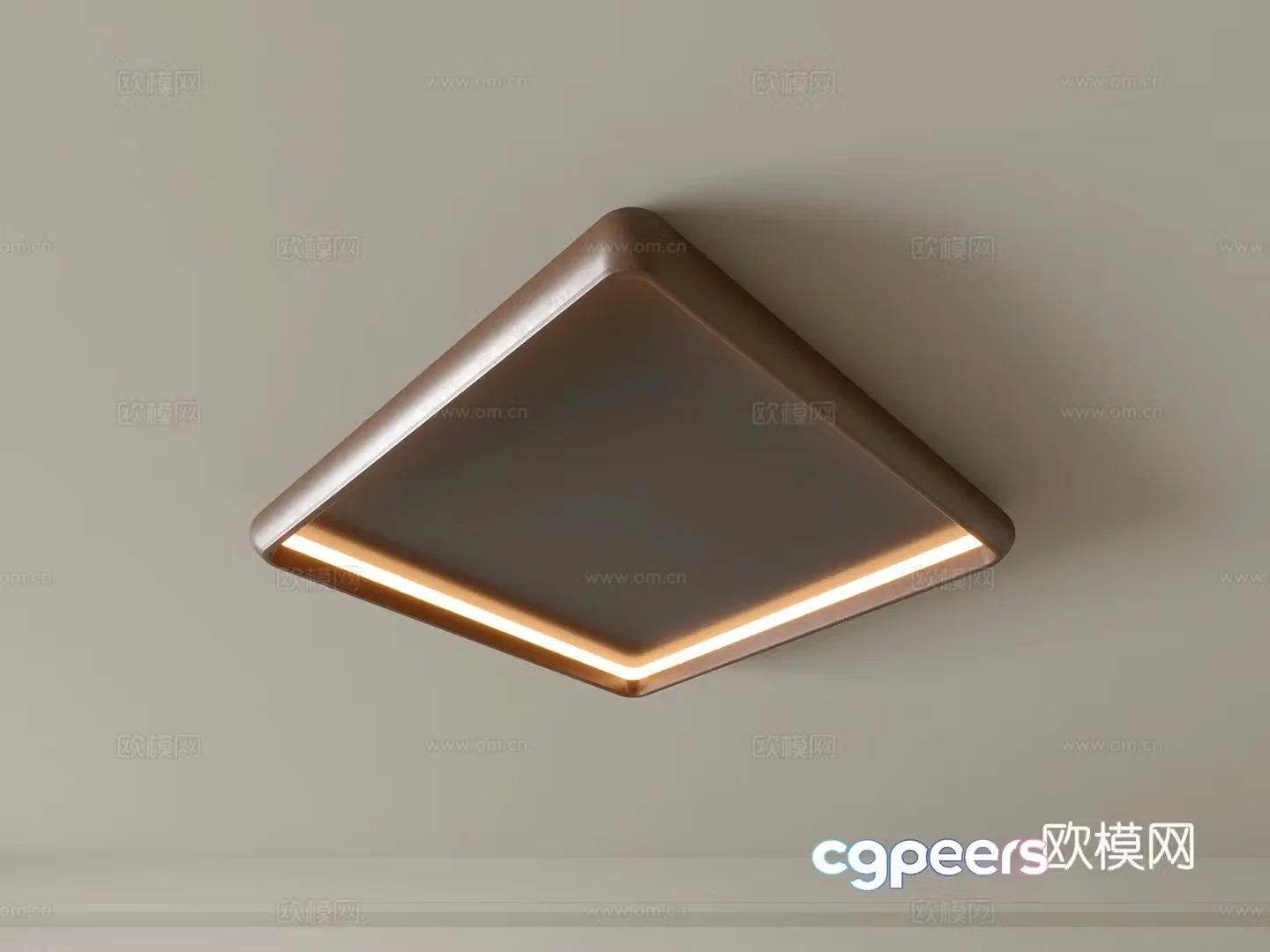 Modern ceiling lamp Geometric ceiling lamp Bedroom lamp Artistic shaped lamp Fashion living room lamp 3D model