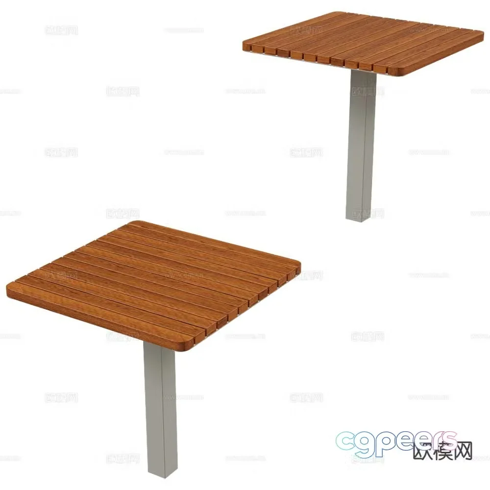 MmcitÃ© communal table coffee table casual table 3d model