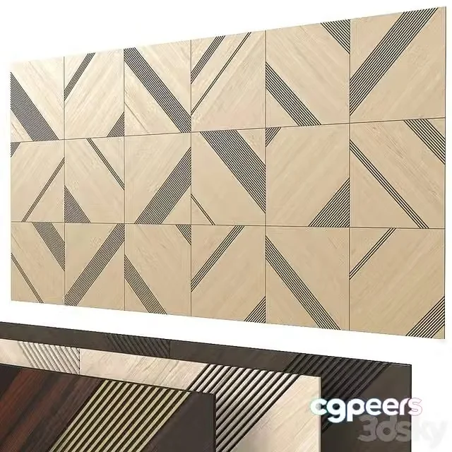 3ds Max Free – Decorative wall 275