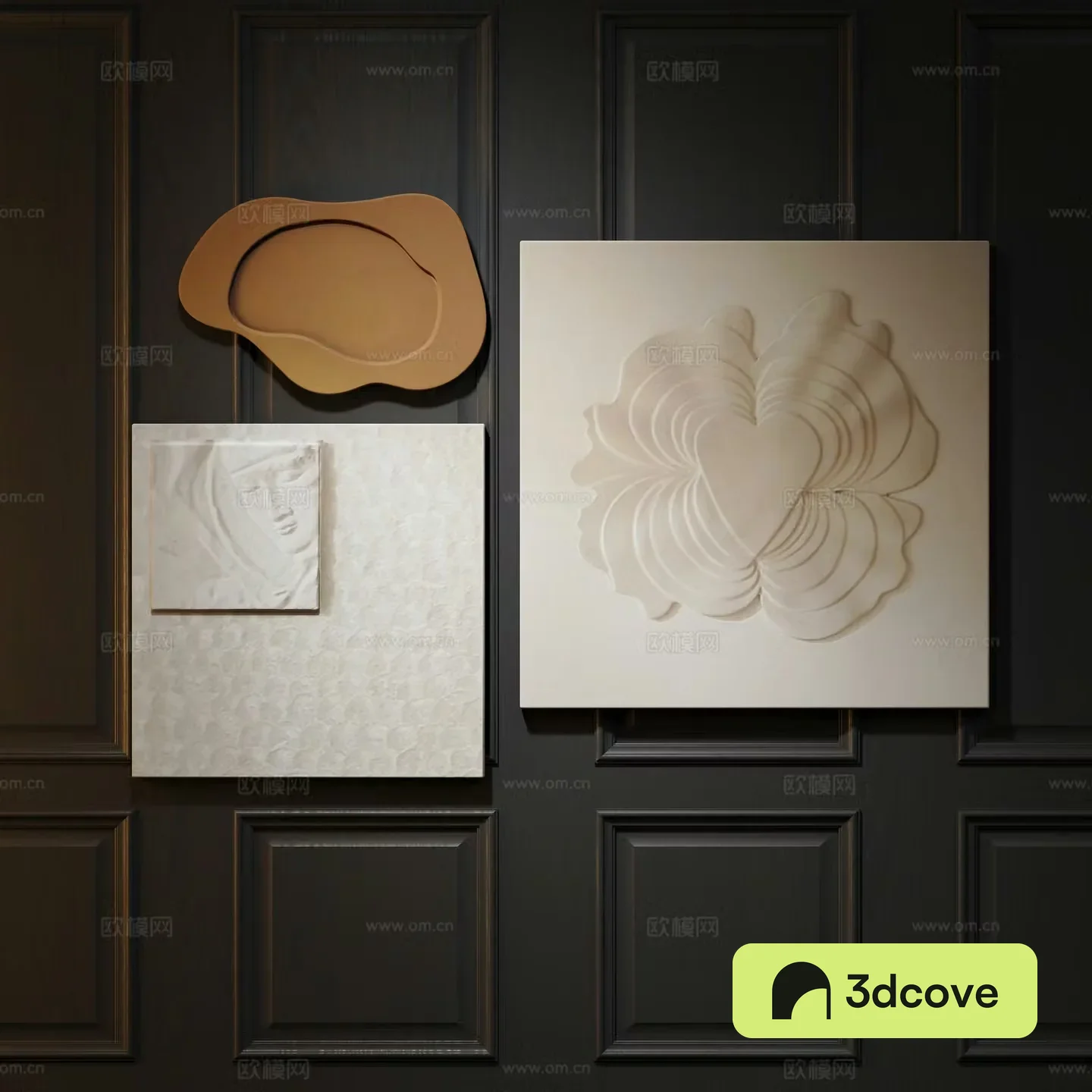 Modern texture painting decorative painting