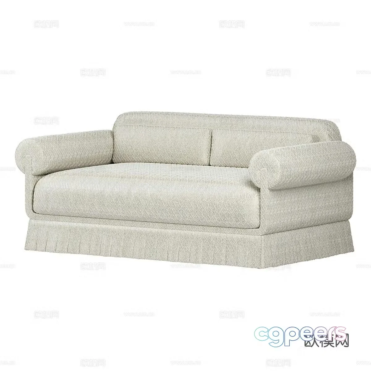 Modern love sofa 3d model
