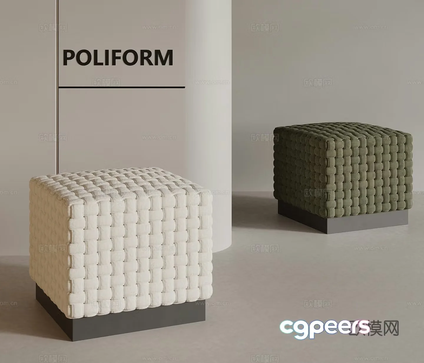 Chair stool 3d model