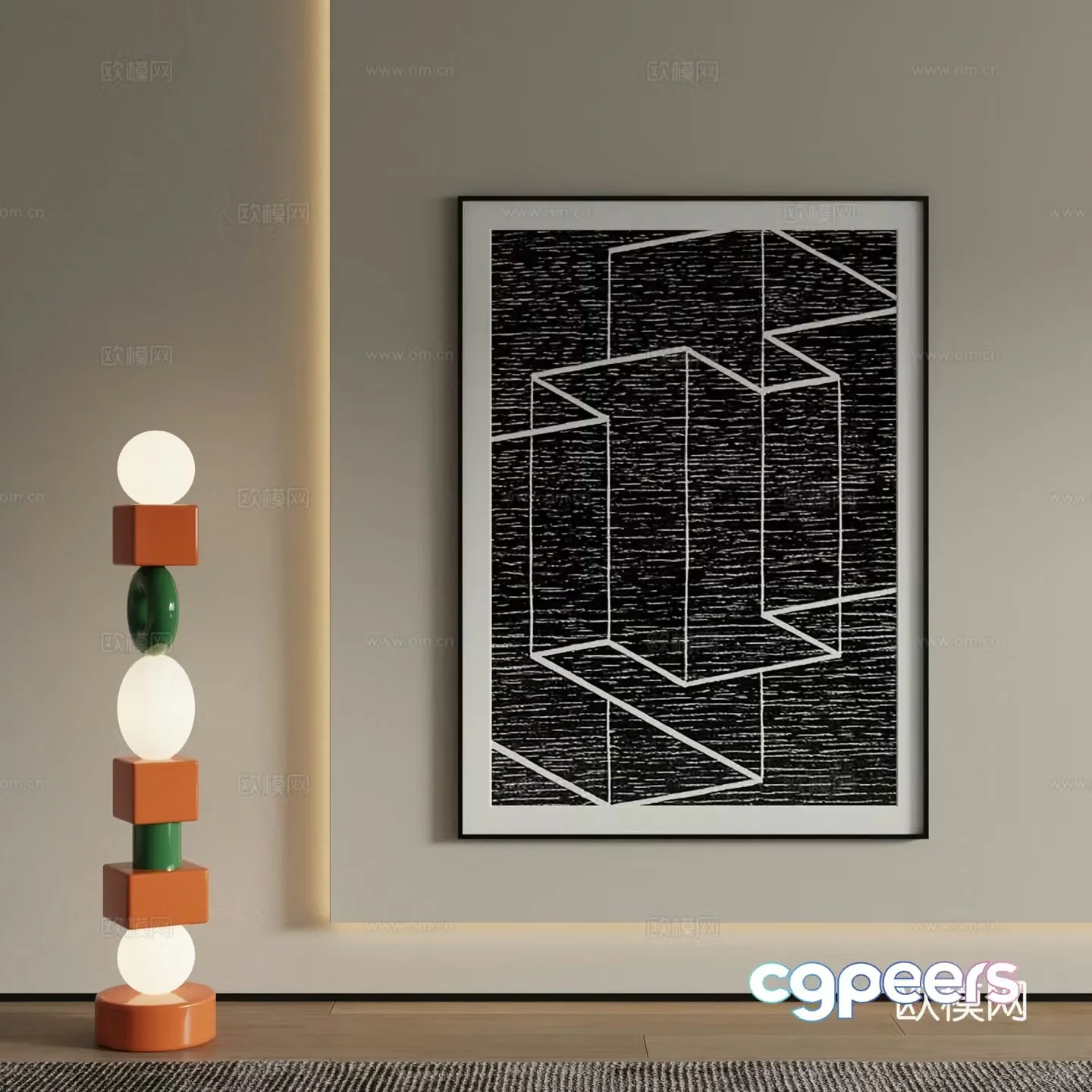 New Chinese carpet 3D model