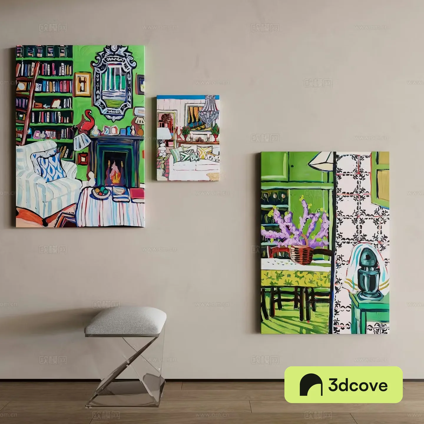 French oil painting decorative painting