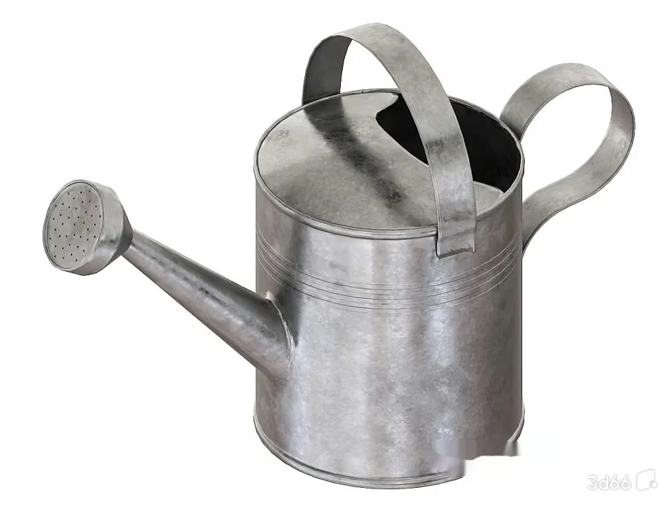 A Metal Watering Can 3D Model – 21663 – VRAY Render