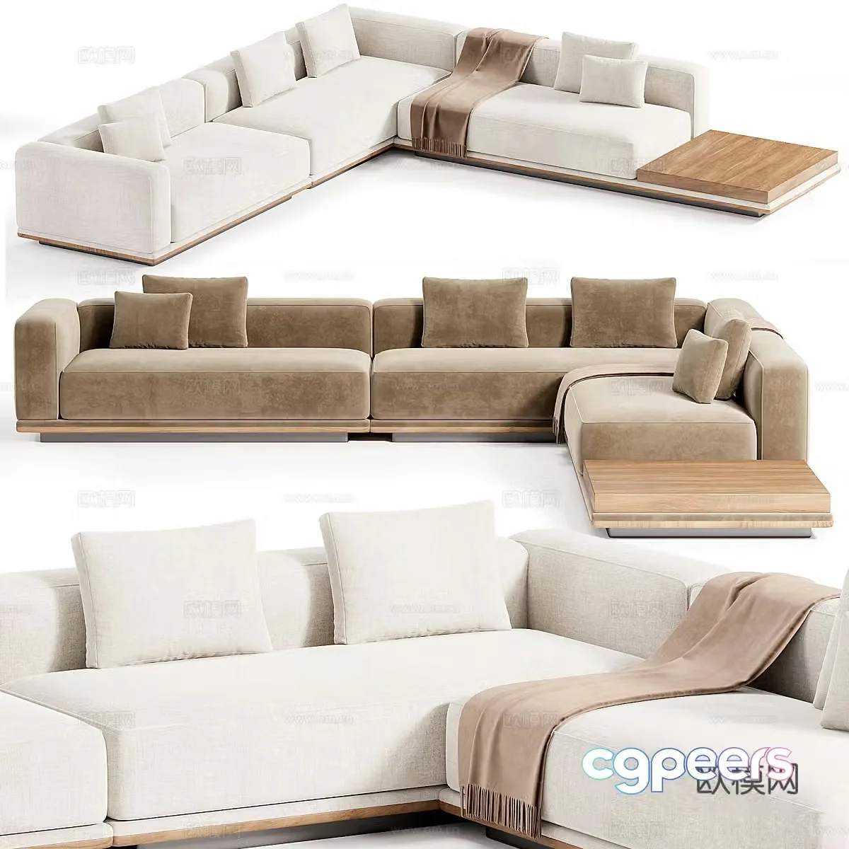 Multiplayer sofa 3d model