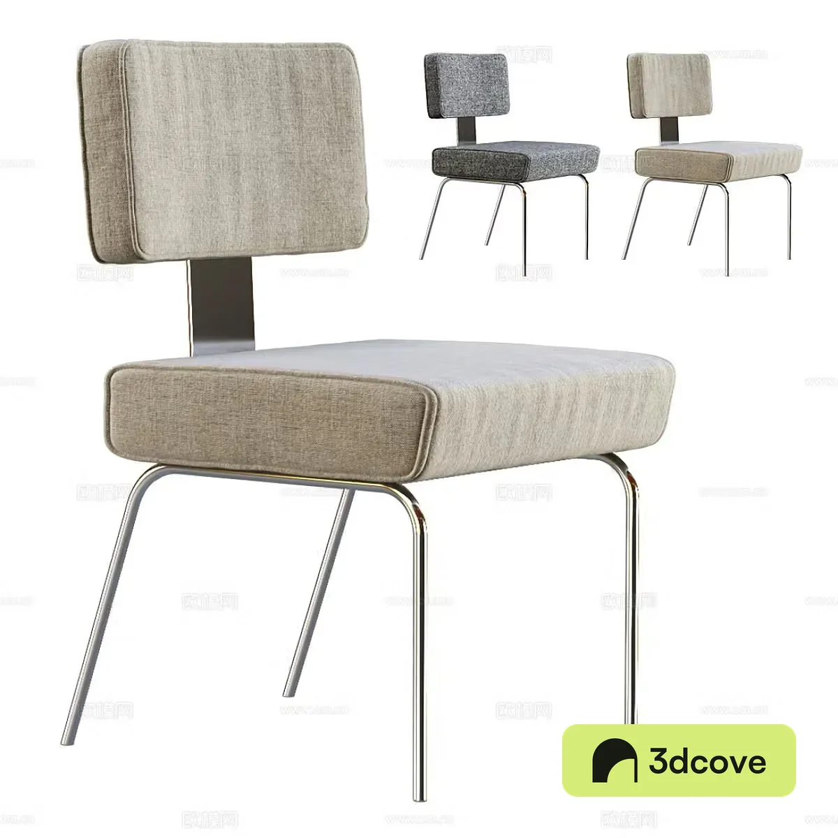 Modern fabric lounge chair