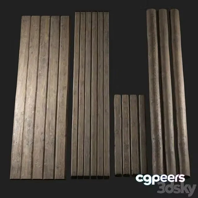 3ds Max Free – Timber, logs