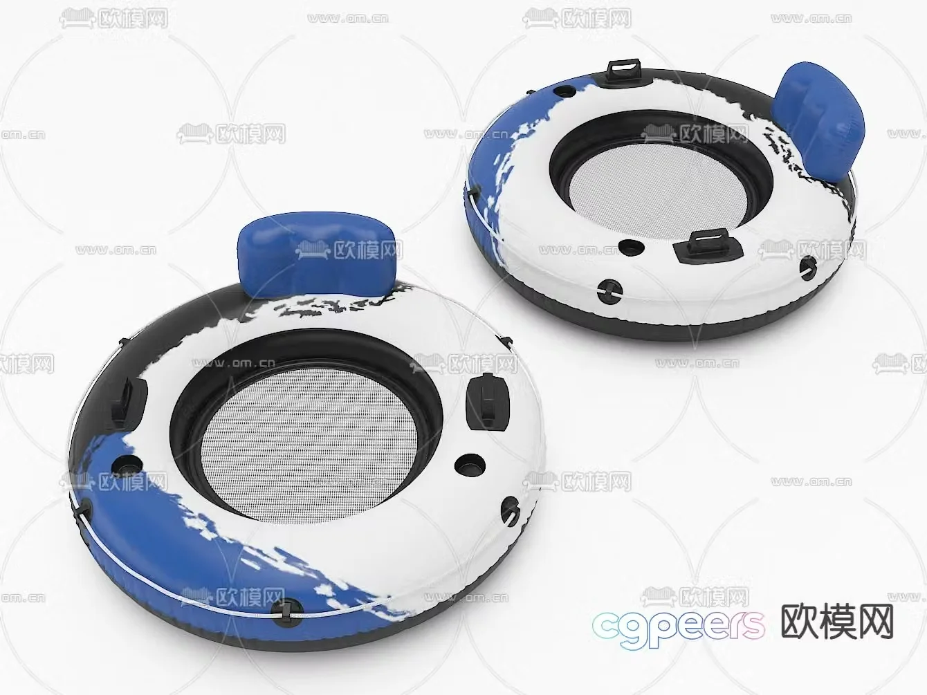 Children’s inflatable swimming ring 3d model