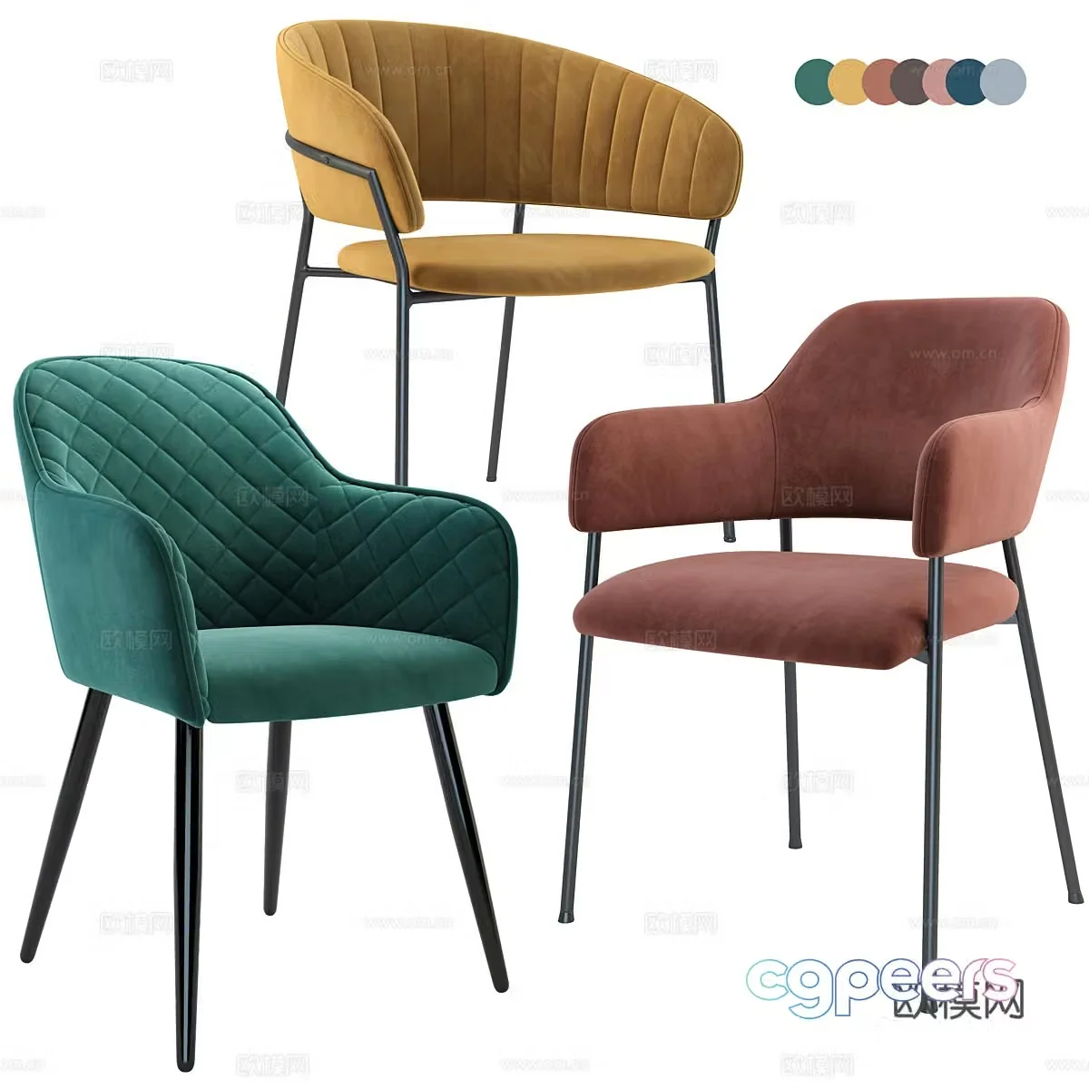 Dining chair 3d model