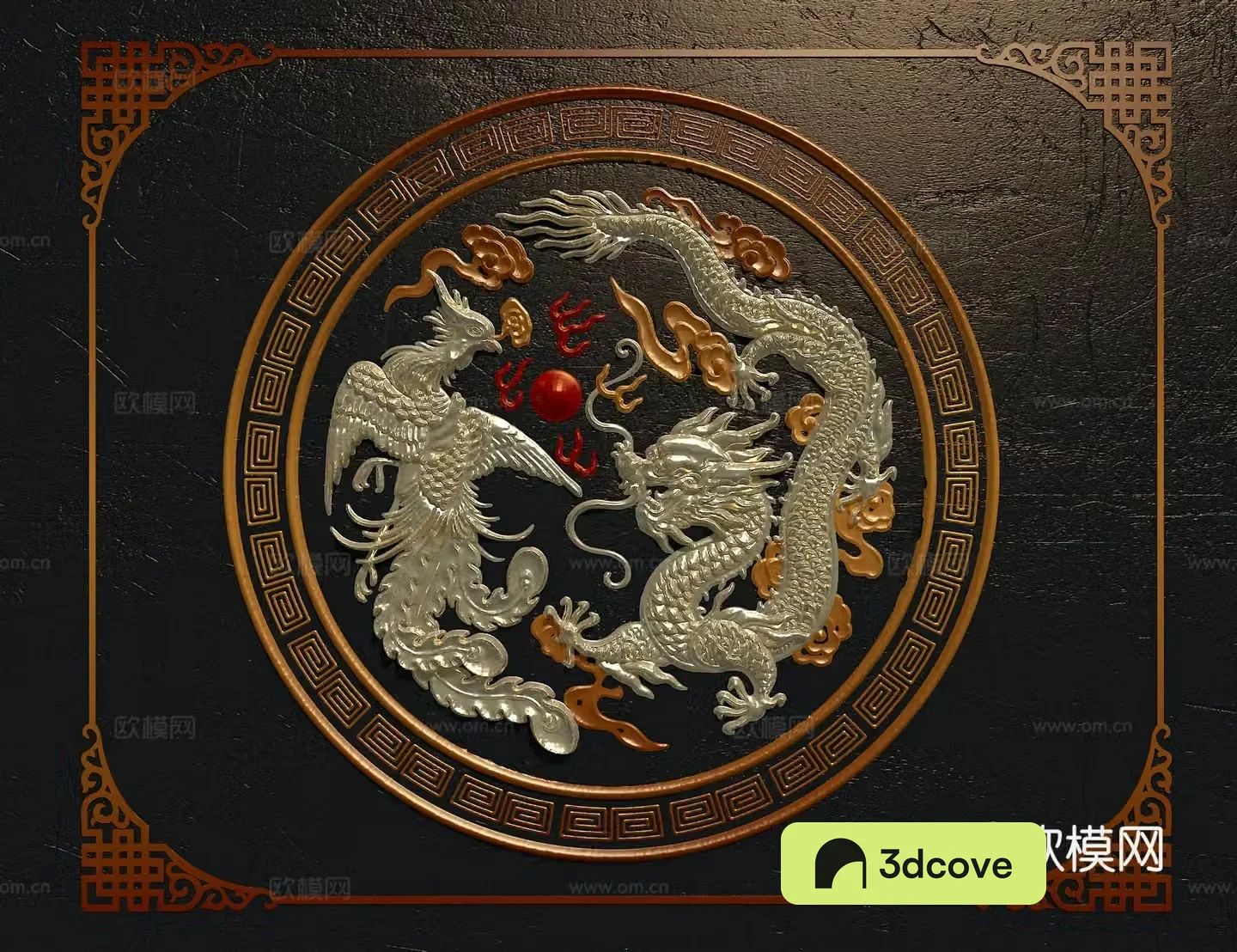 Dragon and Phoenix Relief