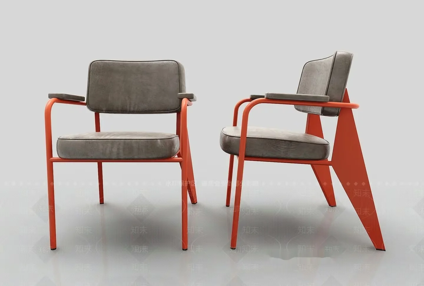 Modern Office Chairs 3D Model – 2337 – VRAY Render
