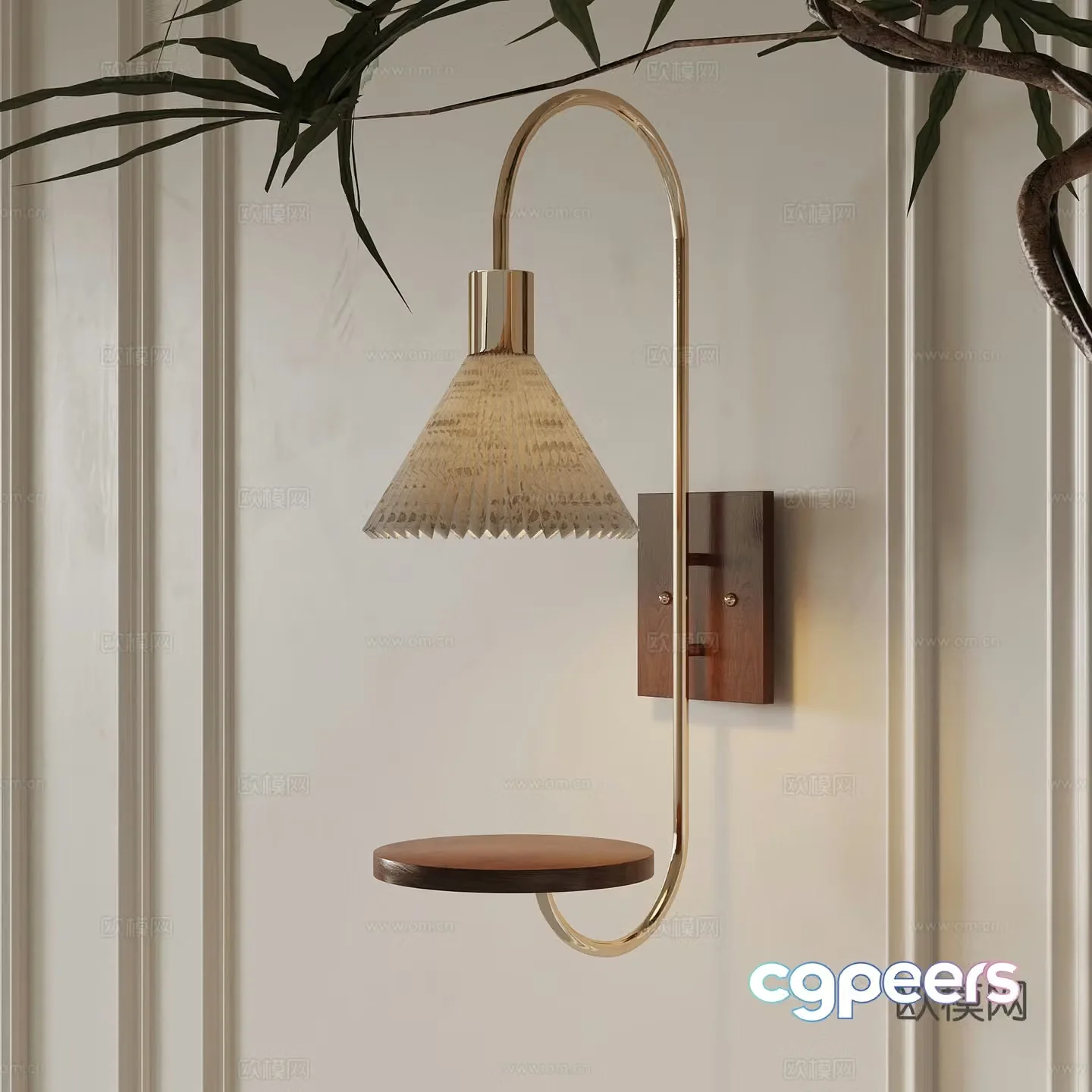 Wall lamp French wall lamp 3D model