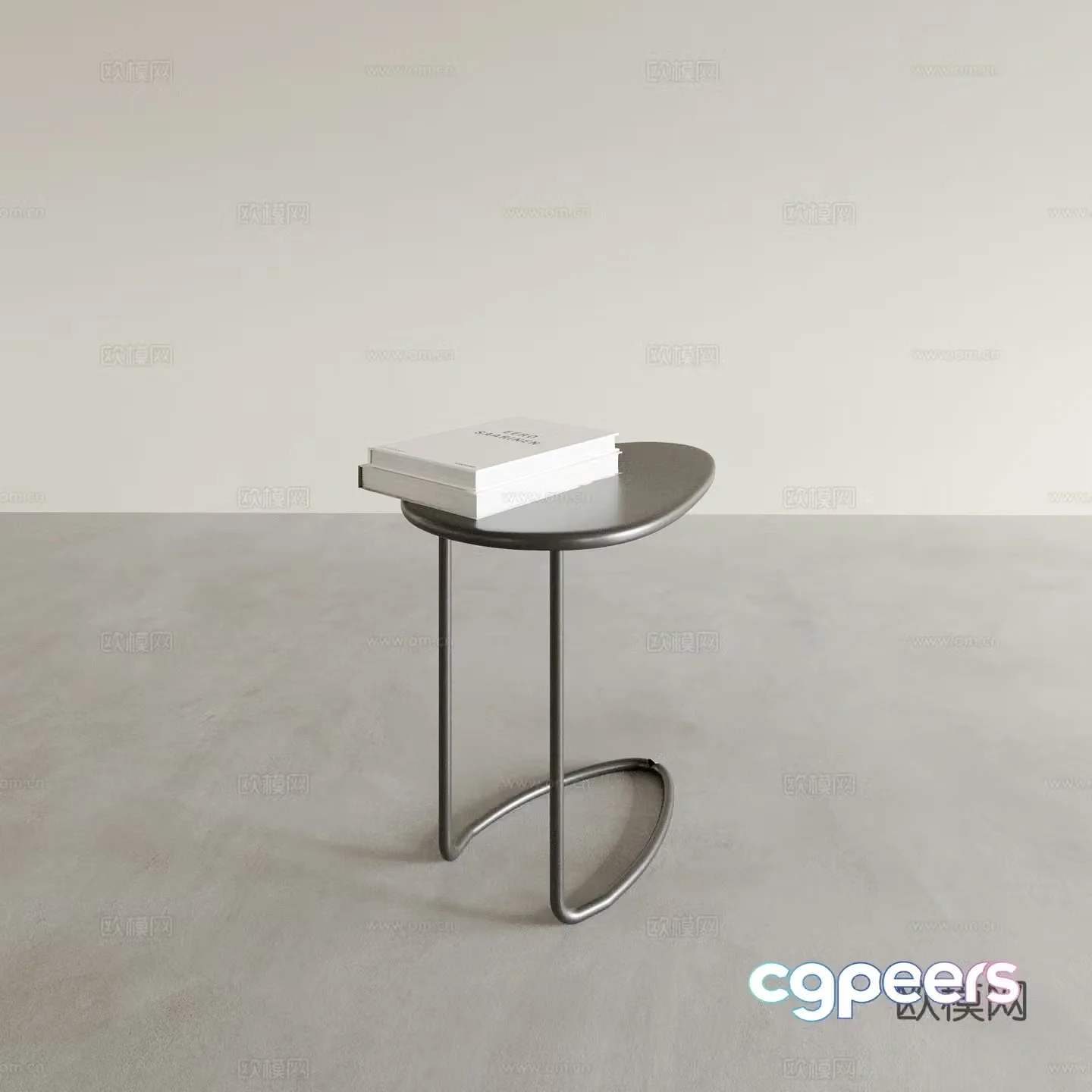 Modern side table corner table table table 3d model