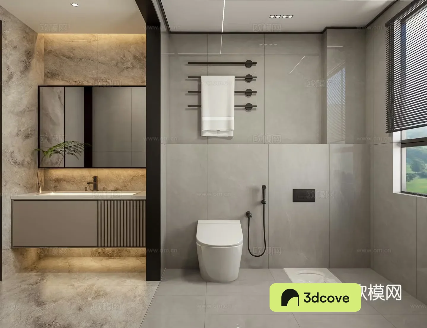 Modern bathroom