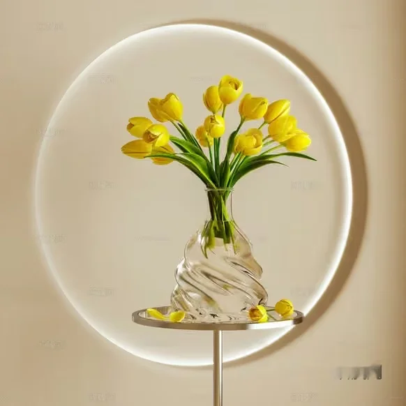 A Vase Of Yellow Tulips 3D Model – 17883 – VRAY Render