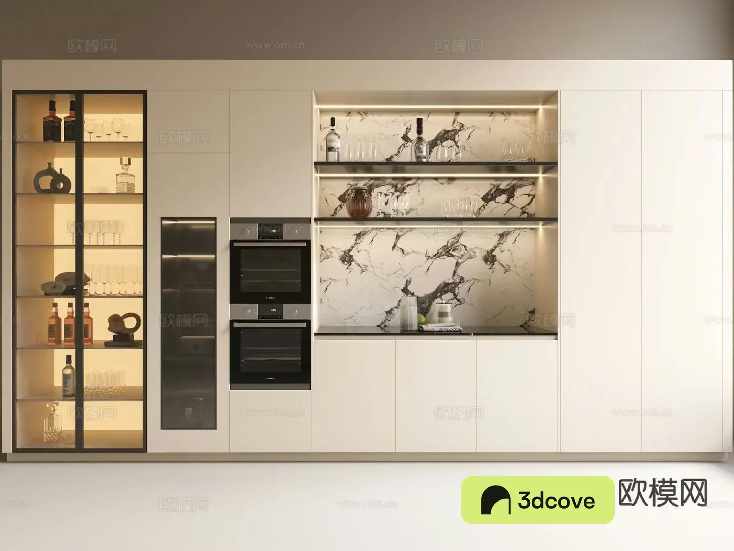 Modern wine cabinet sideboard