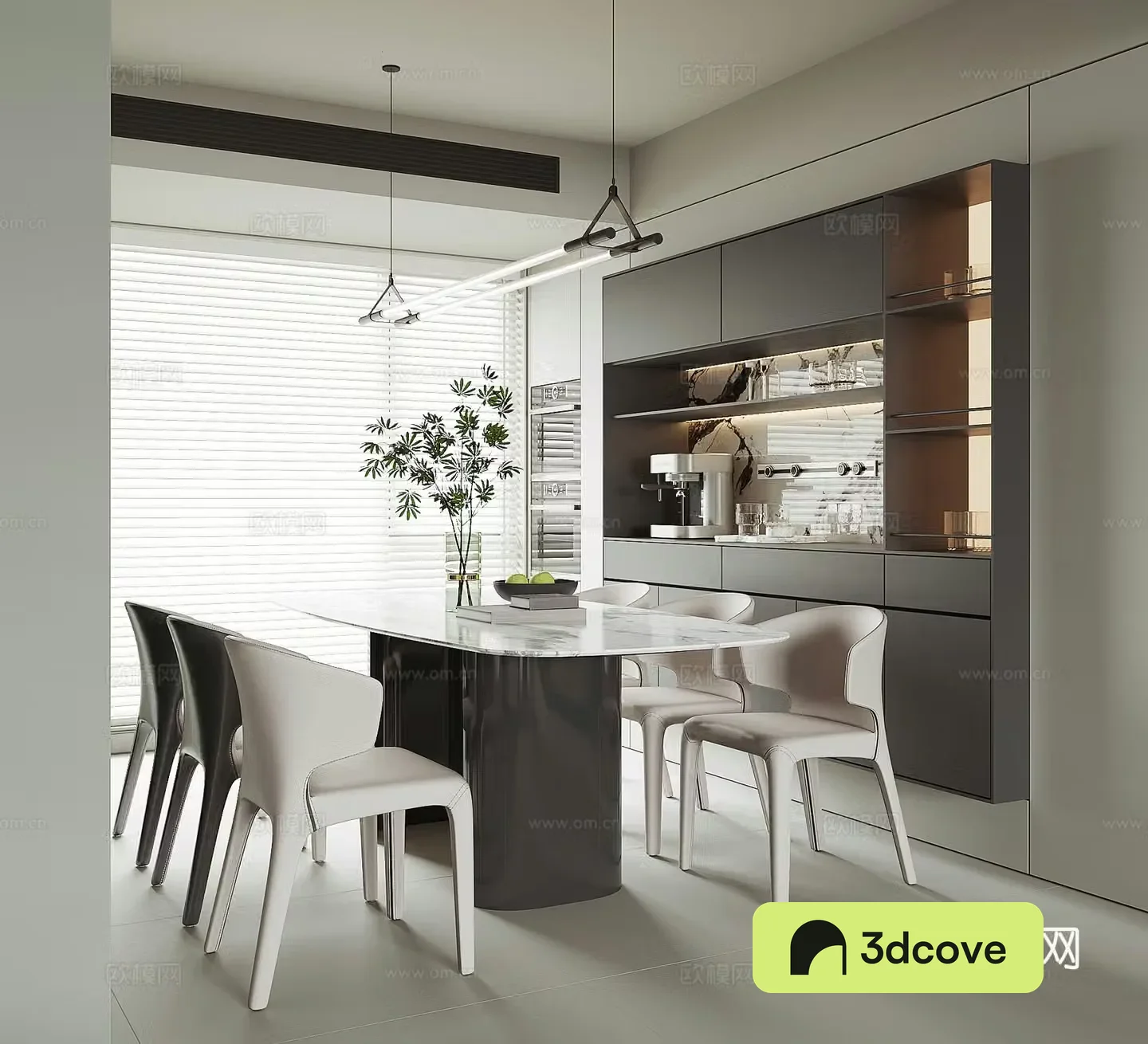 Modern home restaurant
