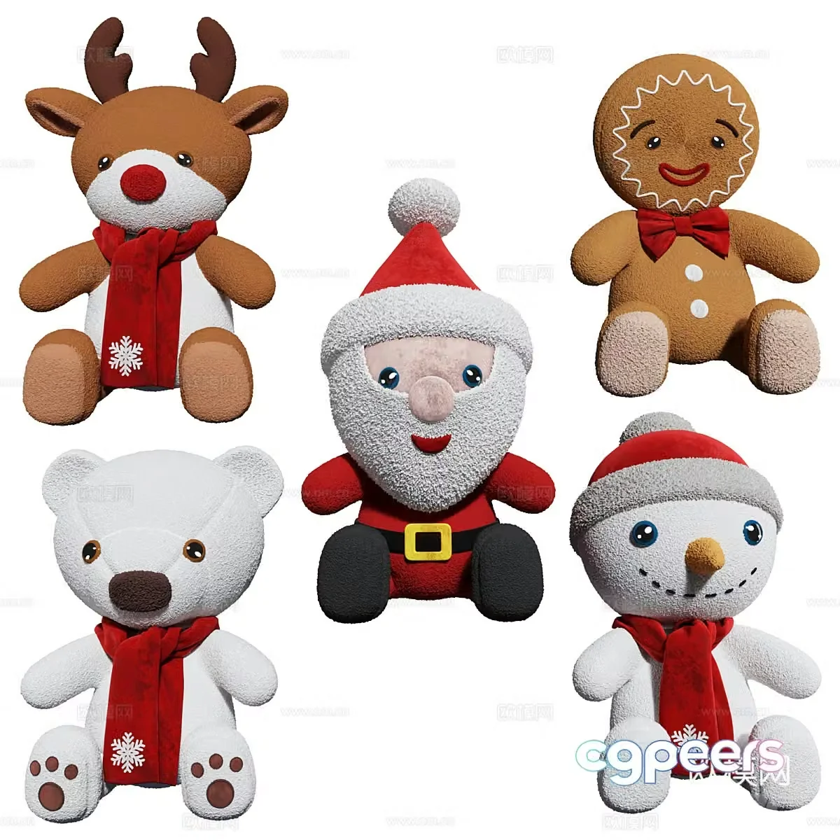 American Christmas toy 3d model