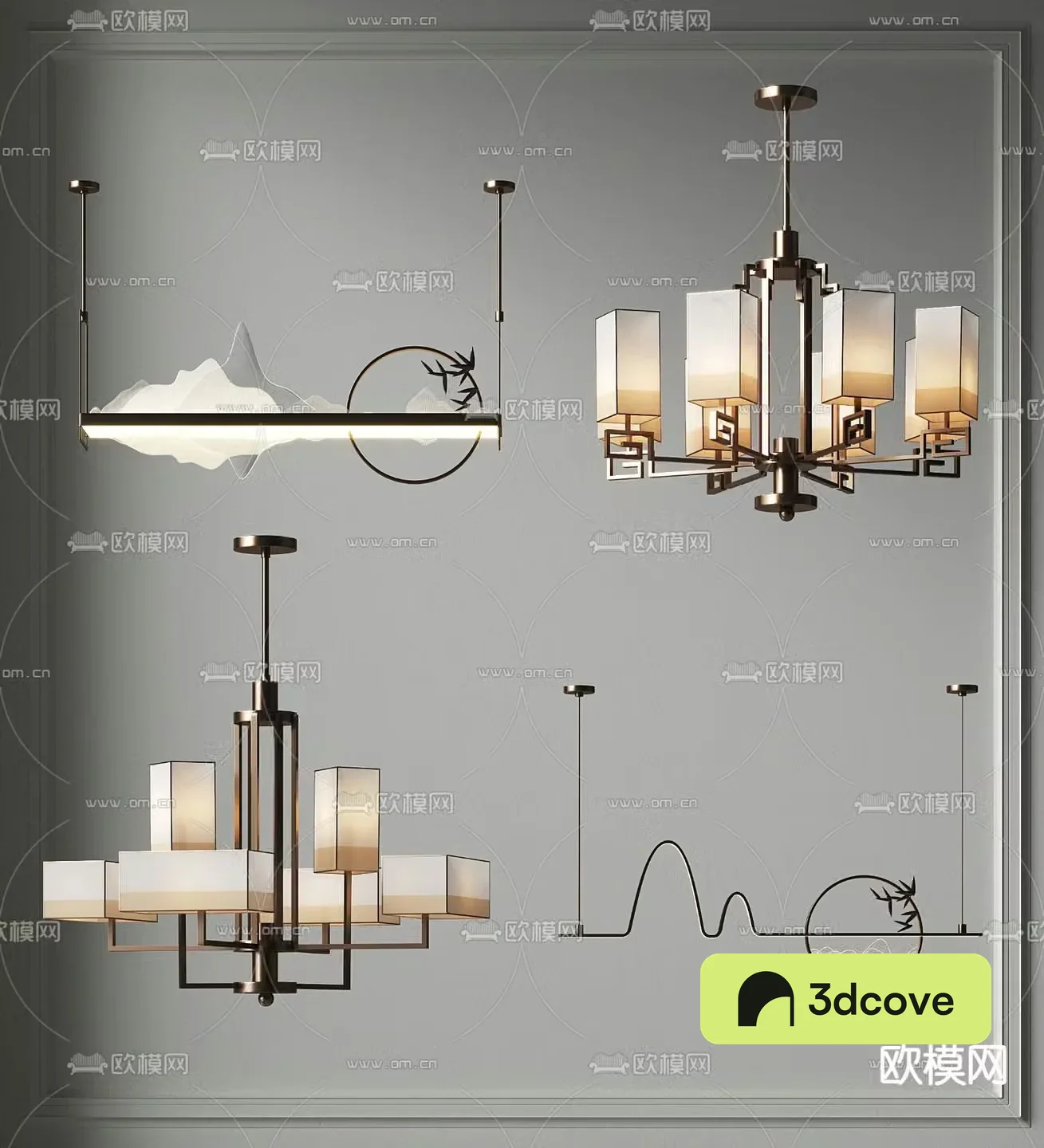 New Chinese style chandelier