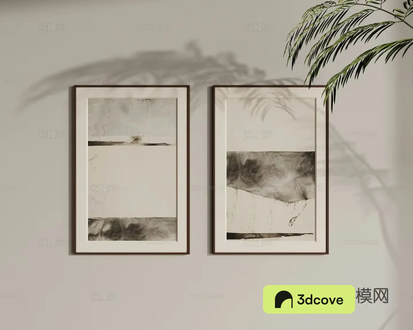 New Chinese style Zen hanging paintings texture painting