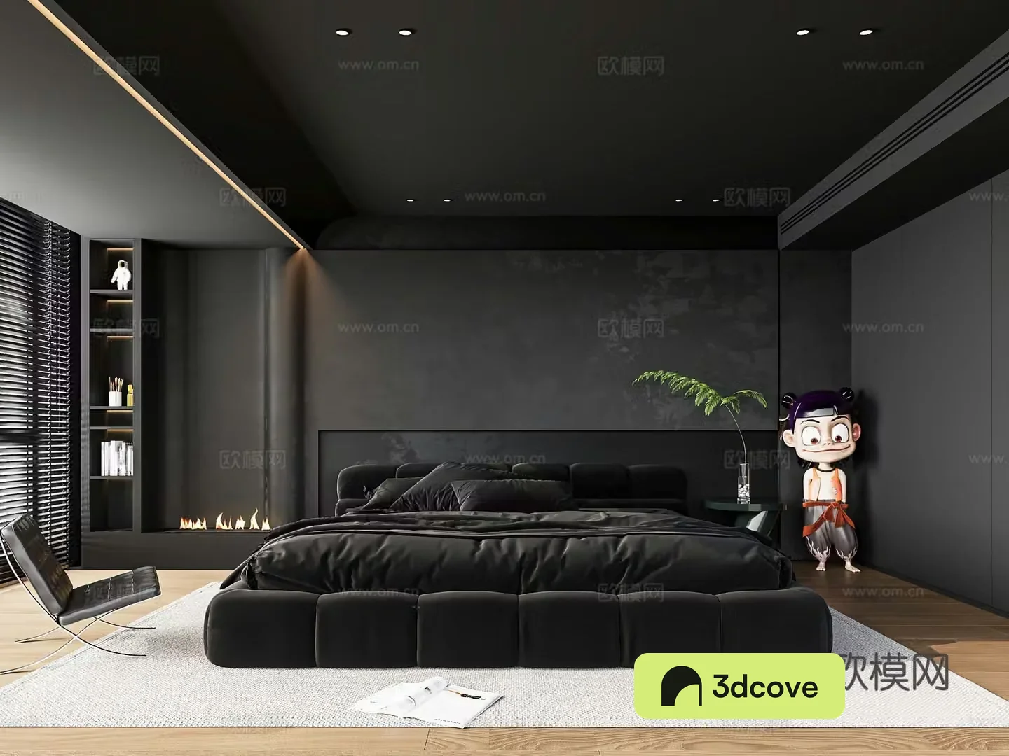 Dark Wind Bedroom