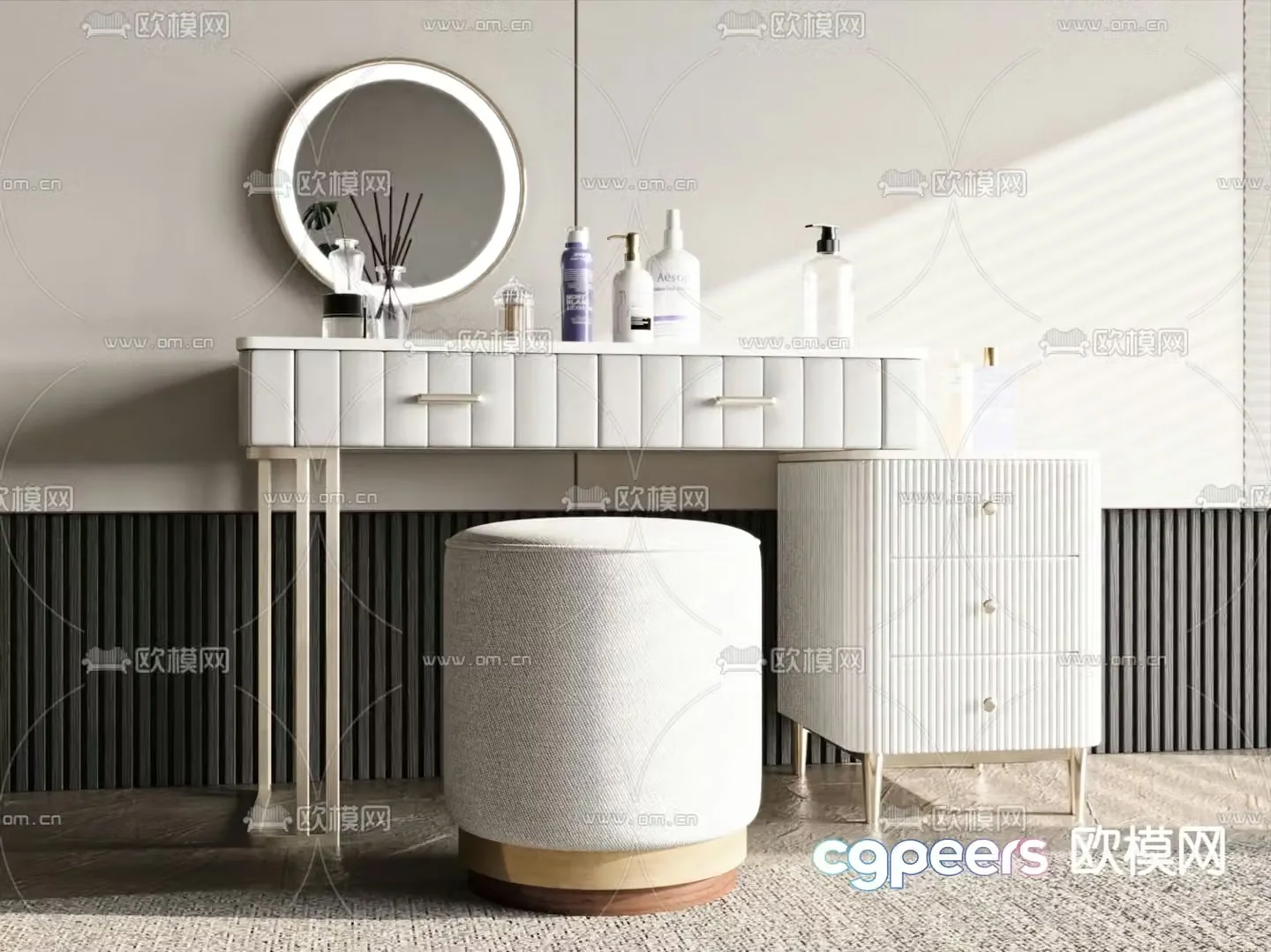 Dressing table dressing table 3d model