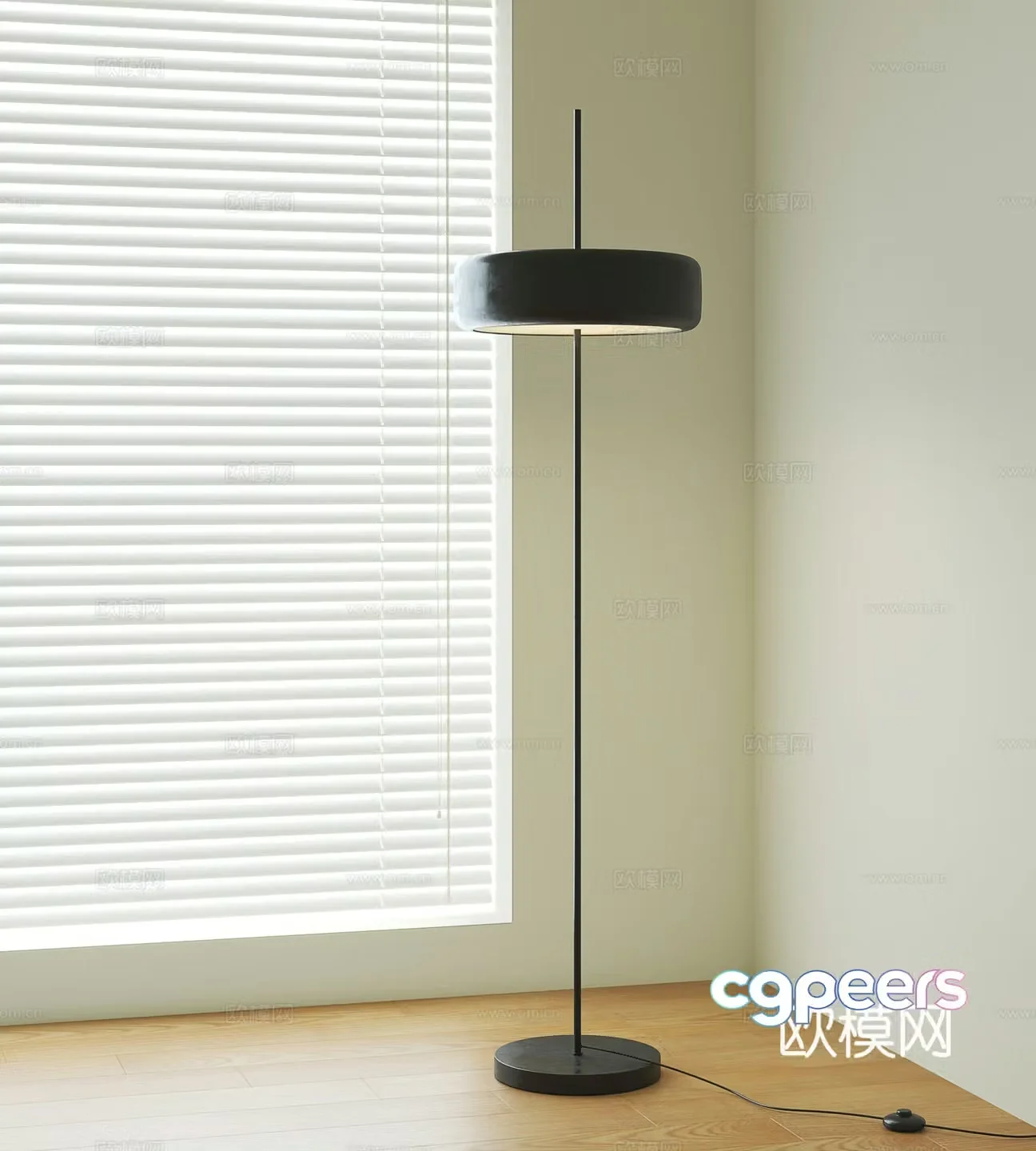 Modern floor lamp 3d model