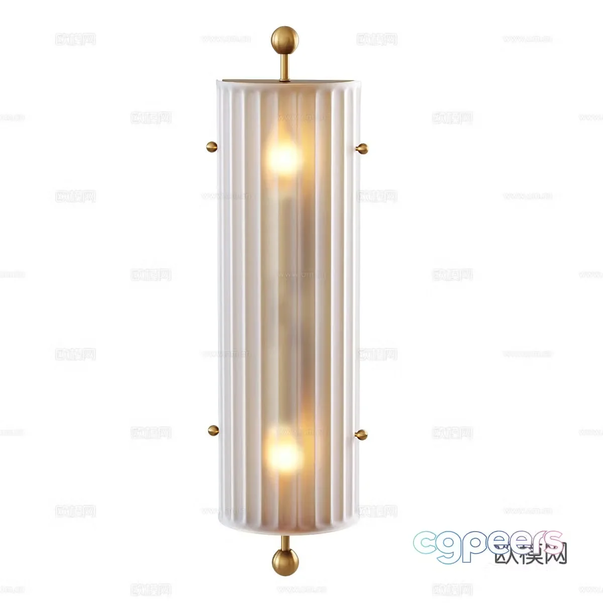 New Chinese style decorative wall light 3D model