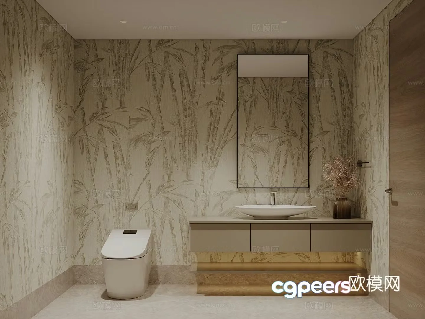 Modern bathroom 3d model