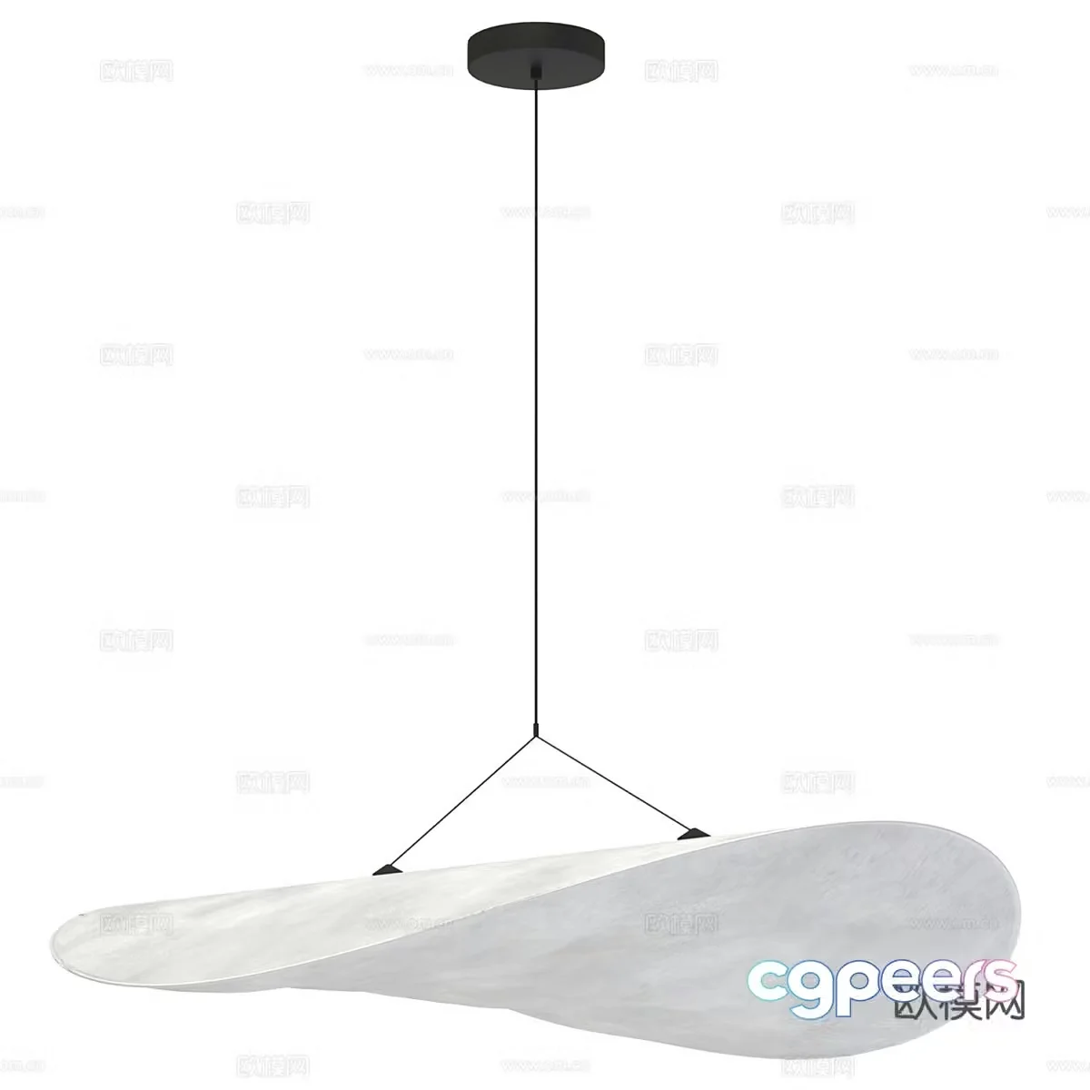 Modern simple chandelier chandelier simple chandelier dining chandelier living room chandelier 3d model