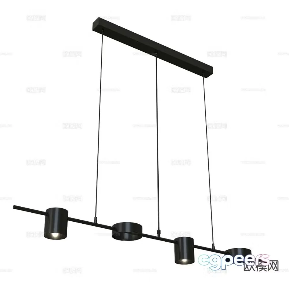 Markslojd straight chandelier 3d model