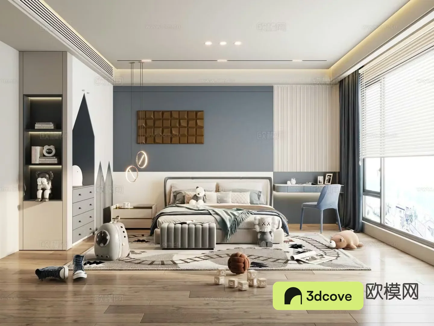 Cream style children’s room boy’s room
