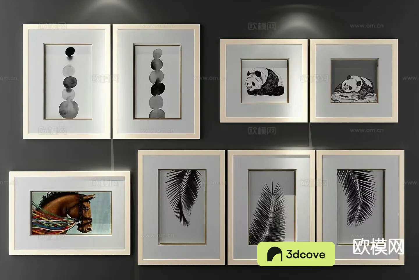Modern art painting decorative painting