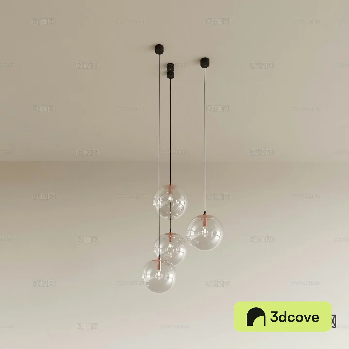 Spherical chandelier restaurant chandelier