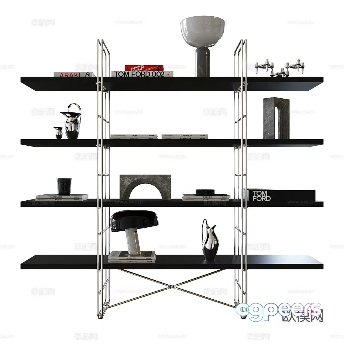 IKEA Enetri Decorative Shelf Bookshelf 3D Model