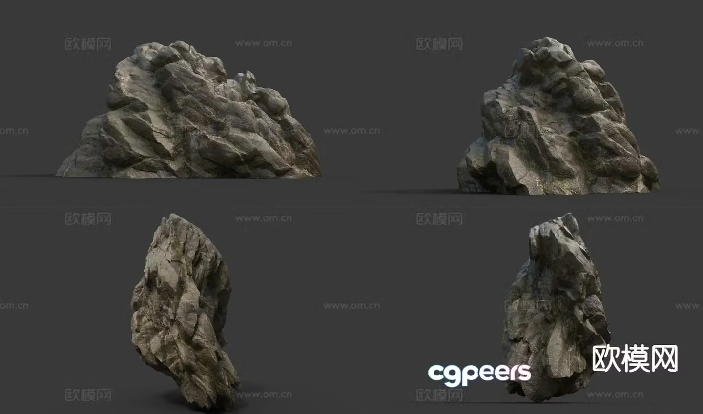 stone stones landscape stone 3d model