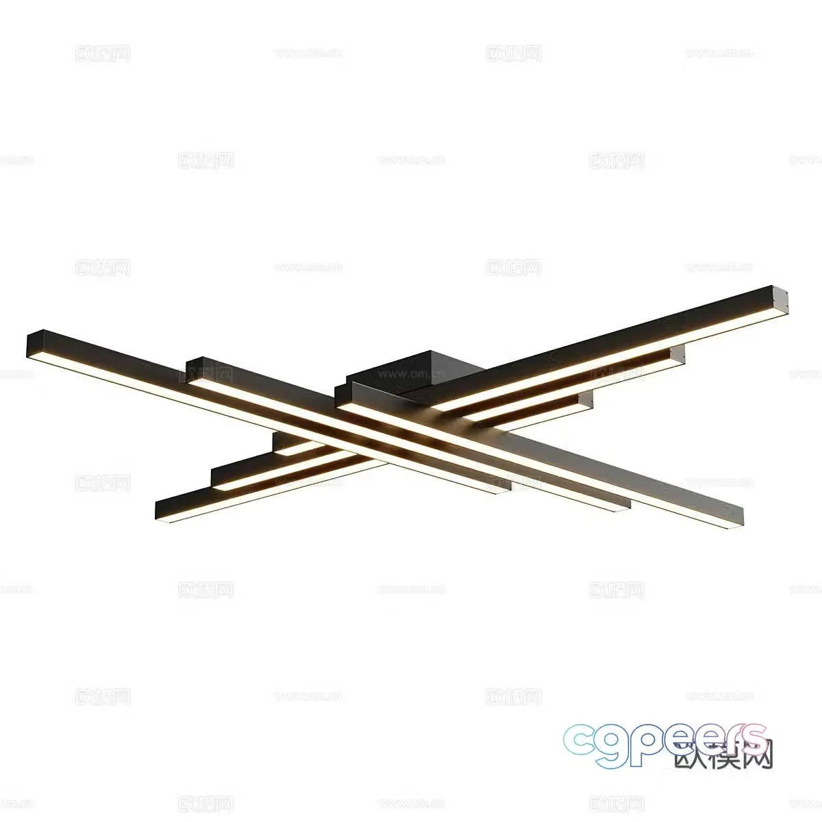Modern minimalist ceiling light 3d model